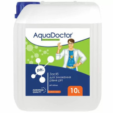 Рідкий засіб для зниження pH AquaDoctor pH Minus (Сірчана 35%) 10 л фото