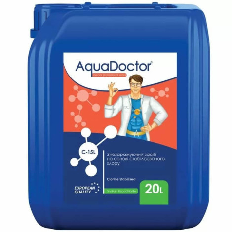 Гипохлорит натрия AquaDoctor C-15L 20 л фото