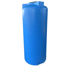 Вертикальная емкость на 900 литров, пластиковая узкая фото