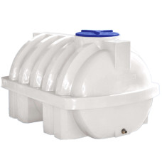 Емкость 1500 литров, горизонтальная с ребром фото