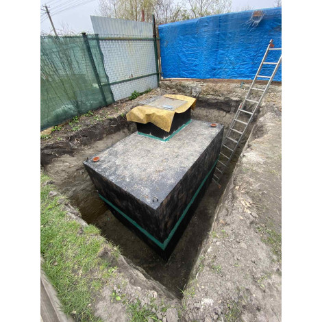 Погріб водонепроникний із гідробетону 10 м3 під ляду (ціна за ємність)  фото №4