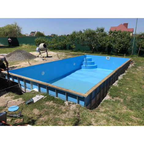 Басейн прямокутний 7500 л (2,5х2х1,5 м)  фото №66