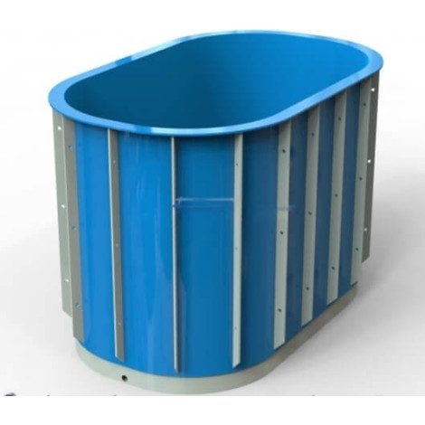 Купель овальная 2123 л (1,6х1,3х1,3 м) фото