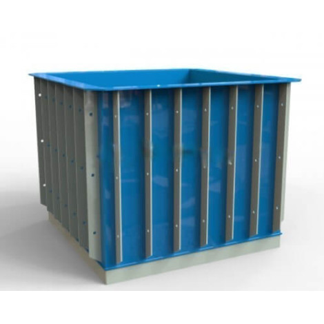 Купель прямоугольная 4000 л (2х1,5х1,5 м) фото