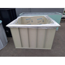 Ємність відкрита поліпропілен 3400 л прямокутна фото