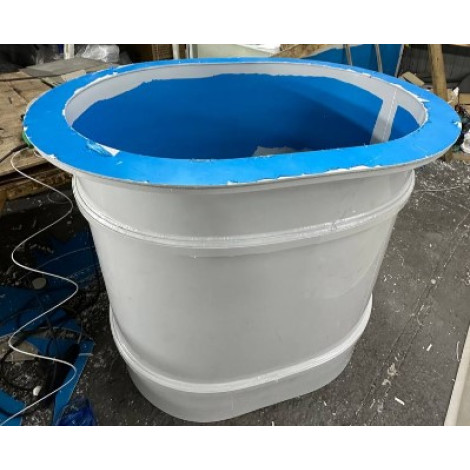 Купель овальная 2123 л (1,6х1,3х1,3 м)  фото №20