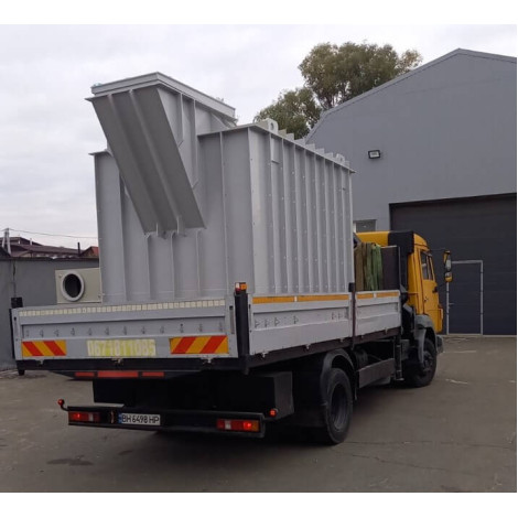 Погріб пластиковий прямокутний з пологим входом 2х2х2 фото