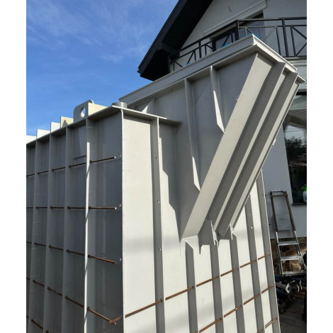 Погріб пластиковий прямокутний з пологим входом 2х2х2  фото №2