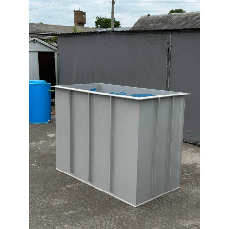 Купель прямоугольная 1792 л (1,4х0,8х1,6 м)  фото №48