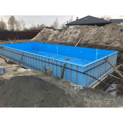 Басейн прямокутний 7500 л (2,5х2х1,5 м)  фото №61