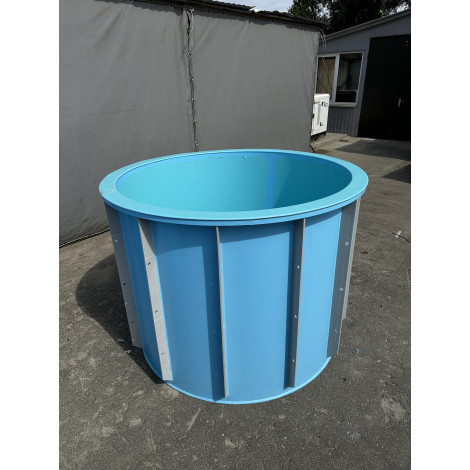 Бассейн круглый для разведения рыбы, раков, креветок 5х1 м  фото №13