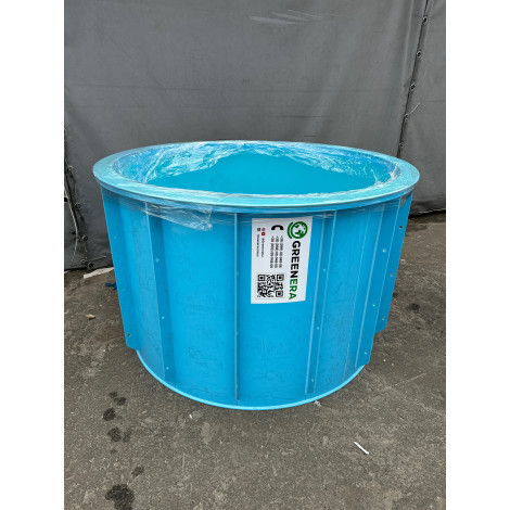 Бассейн круглый для разведения рыбы, раков, креветок 5х1 м  фото №17