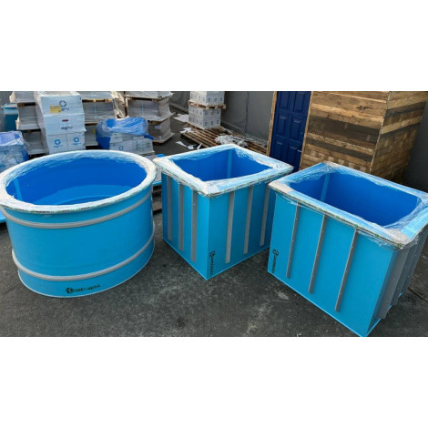 Бассейн круглый для разведения рыбы, раков, креветок 5х1 м  фото №15