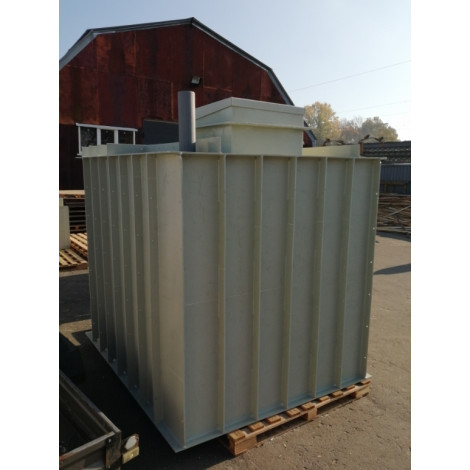 Погріб пластиковий прямокутний з боковим входом 2,5х2,5х2  фото №2