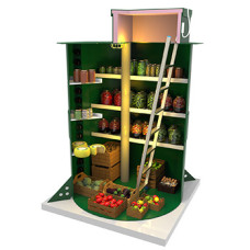 Погріб пластиковий круглий 2500 фото