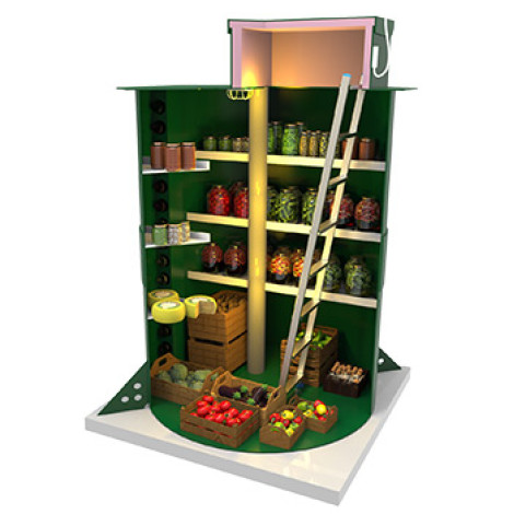 Погріб пластиковий круглий 2500 фото