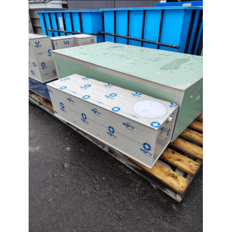 Бак из полипропилена для запаса воды Drink-COM-P 1300х400х400 мм  фото №2