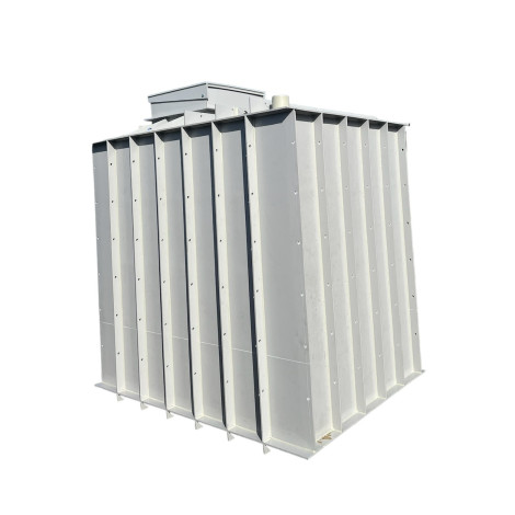 Погріб пластиковий прямокутний з вертикальний входом 3,5х2х2  фото №2