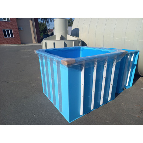 Купель прямоугольная 4000 л (2х1,5х1,5 м)  фото №3