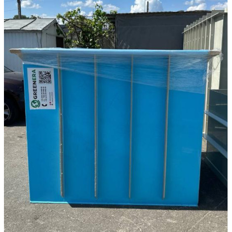 Купель прямоугольная 4000 л (2х1,5х1,5 м)  фото №2