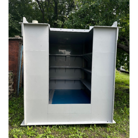 Погріб пластиковий прямокутний з боковим входом 3,5х2х2  фото №6