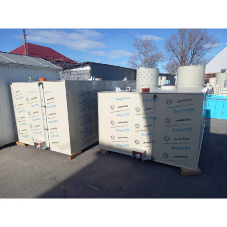 Агро емкость прямоугольная на 13900 литров для перевозки воды и КАС, AGRO-COM-13,9м3  фото №3