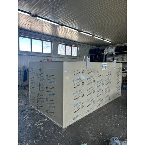 Агро емкость прямоугольная на 13900 литров для перевозки воды и КАС, AGRO-COM-13,9м3  фото №7