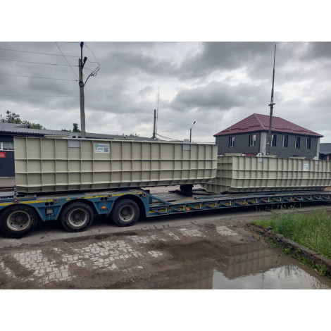 Агро емкость U-образная на 15000 литров для перевозки воды и КАС, AGRO-COM-15 м3  фото №5