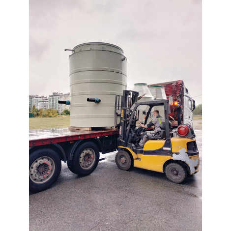 Станция повышения давления в корпусе из полипропилена 5650 л  фото №5