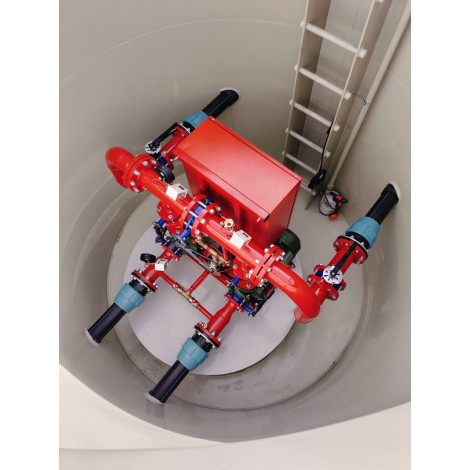 Станция повышения давления в корпусе из полипропилена 5650 л  фото №7