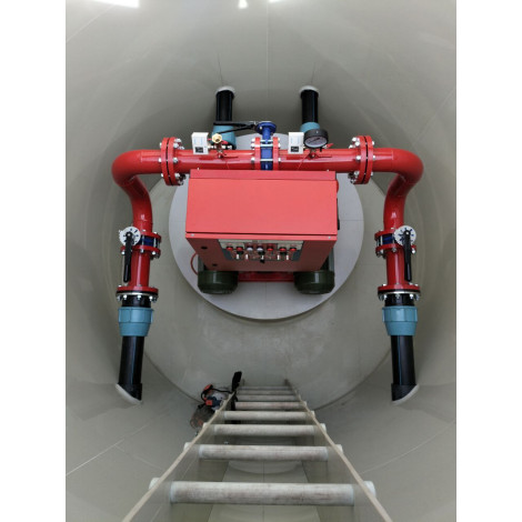 Станция повышения давления в корпусе из полипропилена 5650 л  фото №8