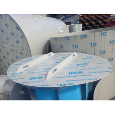 Крышка овальной купели полипропиленовая 1200х1000 мм фото