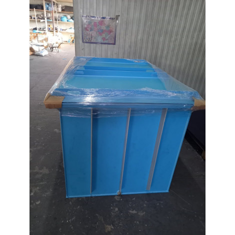 Купель прямоугольная 1930 л (1,6х1,1х1,1 м), дополнительно комплект с крышкой ( под заказ)  фото №4