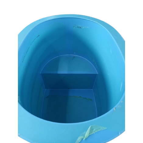 Купель овальная 750 л (1,2х0,8х1 м), дополнительно комплект с крышкой и сиденьем (под заказ)  фото №2