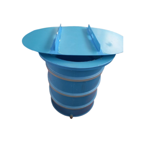 Купель овальная 750 л (1,2х0,8х1 м), дополнительно комплект с крышкой и сиденьем (под заказ) фото