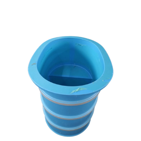 Купель овальная 750 л (1,2х0,8х1 м), дополнительно комплект с крышкой и сиденьем (под заказ)  фото №4