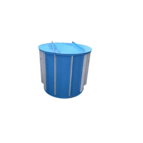 Купель круглая 1000 л (1,1х1,1 м), дополнительно комплект с крышкой (под заказ) фото