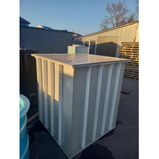 Купель прямоугольная 3300 л (1,4х1,4х1,7 м), дополнительно комплект с крышкой (под заказ) фото