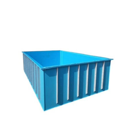 Басейн прямокутний для вирощування малька та товарної риби (5х2,5х0,8 м) фото