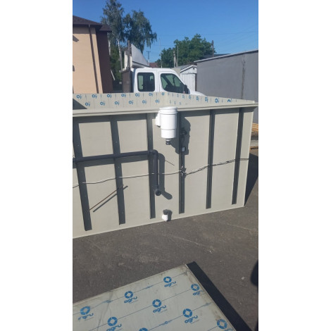 Купель прямоугольная 4000 л (2х1,5х1,5 м)  фото №41