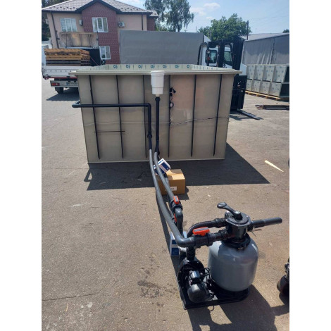 Купель прямоугольная 4000 л (2х1,5х1,5 м)  фото №37