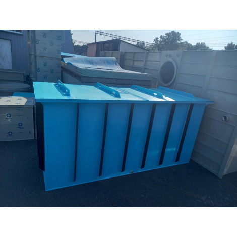 Купель прямоугольная 4000 л (2х1,5х1,5 м)  фото №36