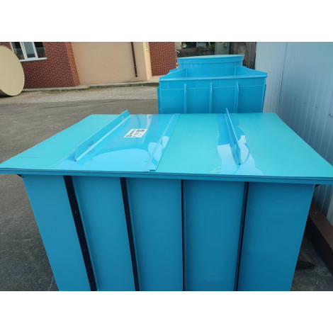 Купель прямоугольная 4000 л (2х1,5х1,5 м)  фото №54