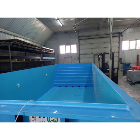 Купель прямоугольная 4000 л (2х1,5х1,5 м)  фото №18