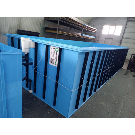 Купель прямоугольная 4000 л (2х1,5х1,5 м)  фото №17