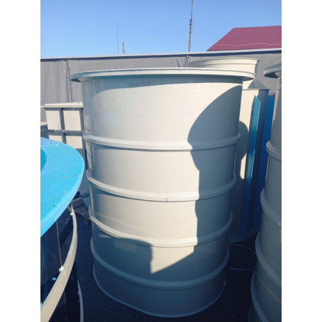 Купель овальная 2123 л (1,6х1,3х1,3 м)  фото №31