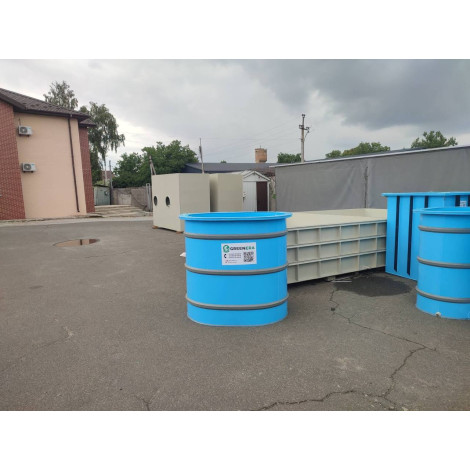 Купель овальная 2123 л (1,6х1,3х1,3 м)  фото №17