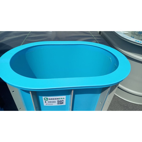 Купель овальная 2123 л (1,6х1,3х1,3 м)  фото №5