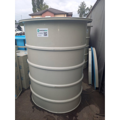 Купель овальная 2123 л (1,6х1,3х1,3 м)  фото №34