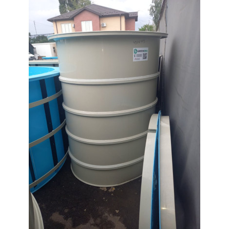 Купель овальная 2123 л (1,6х1,3х1,3 м)  фото №33